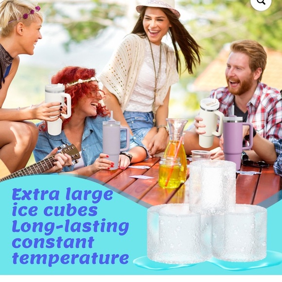 🆕 Silicone Ice Cube Mold For Tumbler Cups - Picture 4 of 9